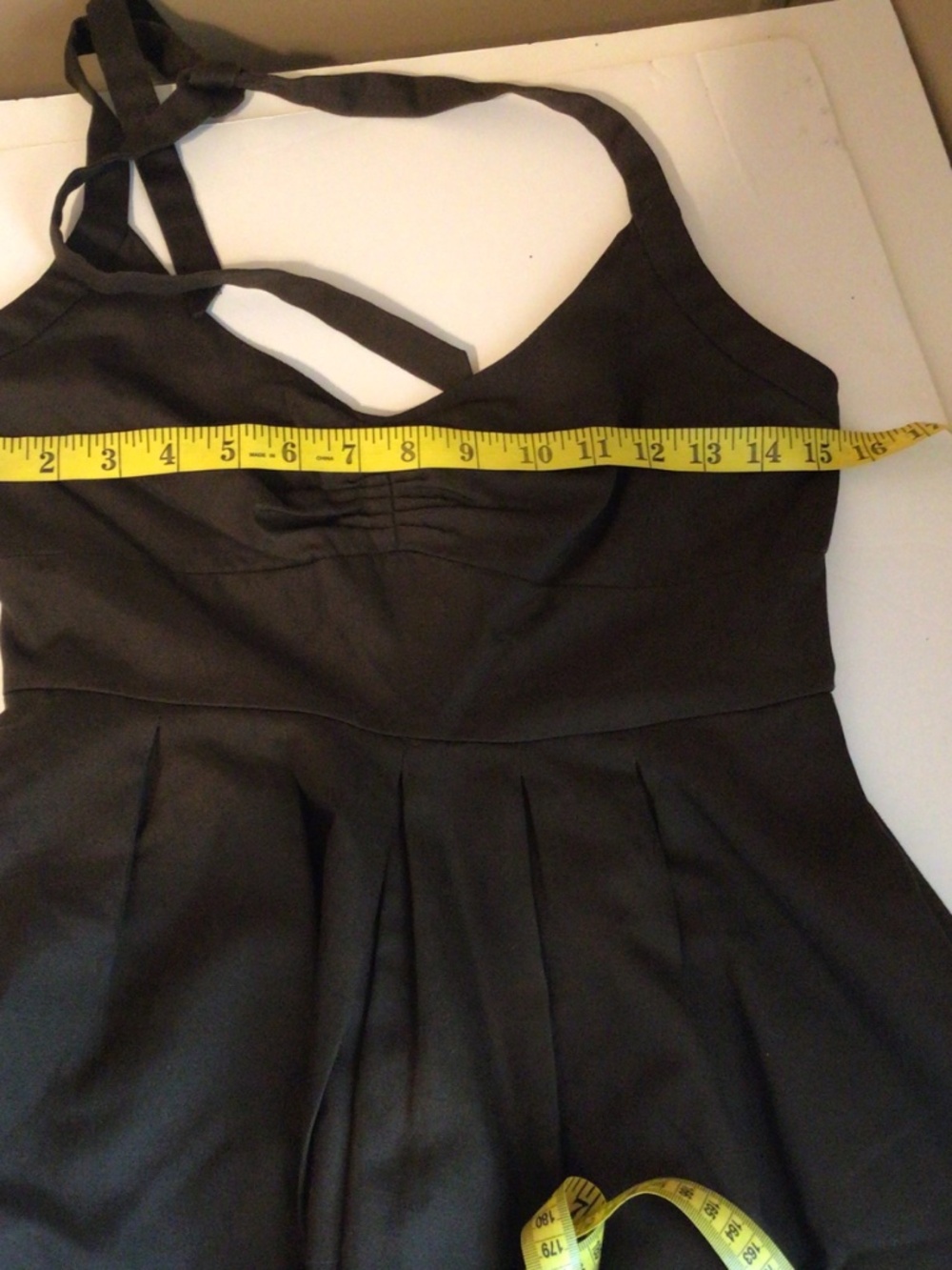 J.Crew Fit & Flare Halter Dress Size 2 100% Cotton Full Skirt Preppy Cocktail - Picture 11 of 15